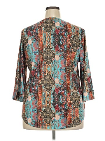 Ofeefan 3/4 Sleeve Blouse (view 2)