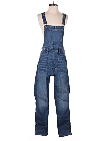 Madewell Stovepipe Overalls in Lorton Wash (view 1)