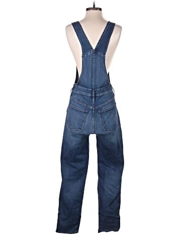 Madewell Stovepipe Overalls in Lorton Wash (view 2)