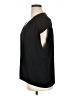 Maison d' Amelie 100% Polyester Black Short Sleeve Blouse Size XL - photo 5