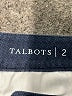 Talbots Chevron-herringbone Blue Shorts Size 2 - photo 3