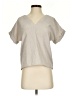 Madewell 100% Polyester Gray Short Sleeve Blouse Size XS - photo 1