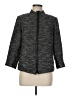 Eileen Fisher Chevron-herringbone Gray Jacket Size M - photo 1