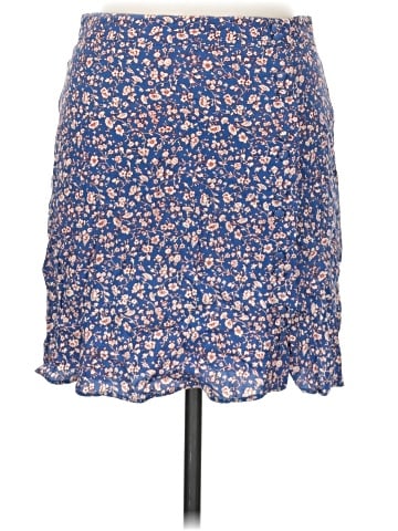Madewell Porch Side-Button Mini Skirt in Summer Vines (view 1)