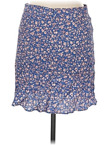 Madewell Porch Side-Button Mini Skirt in Summer Vines (view 2)