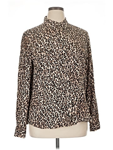 Jones New York Sport Long Sleeve Blouse (view 1)
