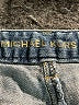 MICHAEL Michael Kors 100% Cotton Chevron-herringbone Blue Jeans Size 12 - photo 7