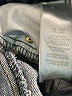 MICHAEL Michael Kors 100% Cotton Chevron-herringbone Blue Jeans Size 12 - photo 8