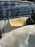 MICHAEL Michael Kors 100% Cotton Chevron-herringbone Blue Jeans Size 12 - photo 9
