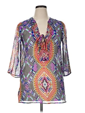 Raviya 3/4 Sleeve Blouse (view 1)