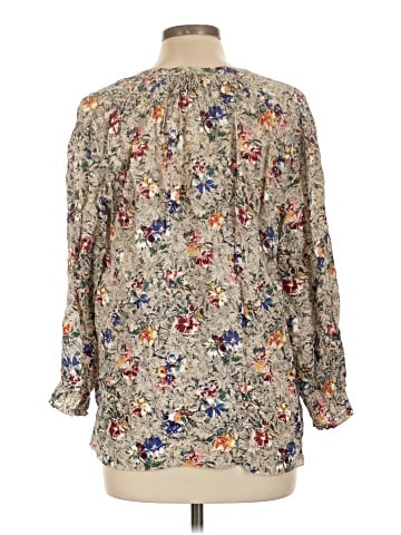 Rebecca Taylor 3/4 Sleeve Silk Top (view 2)