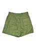 Zara Solid Green Shorts Size M - photo 2