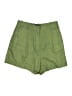 Zara Solid Green Shorts Size M - photo 1