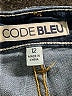 Code Bleu Solid Blue Jeans Size 12 - photo 4
