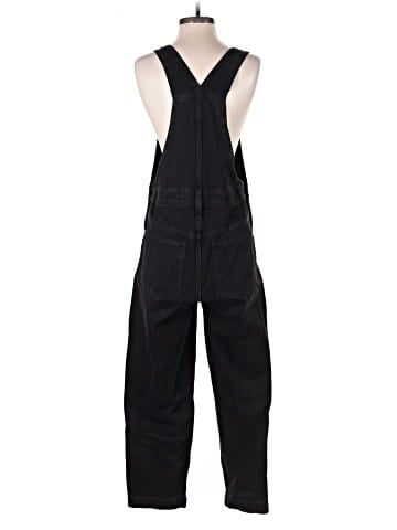 Madewell Straight-Leg Overalls in Lunar Wash (view 2)