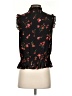 J.Crew 100% Polyester Black Sleeveless Blouse Size 00 - photo 2