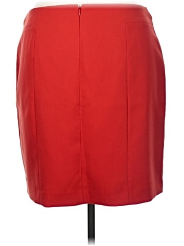 White House Black Market Faux Leather Skirt (view 2)