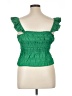 Davi & Dani Green Sleeveless Blouse Size L - photo 2