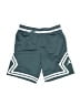 Air Jordan 100% Polyester Stars Green Athletic Shorts Size 6 - 7 - photo 1
