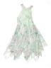 Rare Editions 100% Polyester Floral Green Dress Size 7 - photo 2