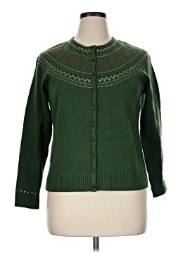 Eagle's Eye Wool Cardigan (view 1)