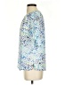 The Limited 100% Polyester Blue Short Sleeve Blouse Size XS - photo 5