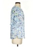 The Limited 100% Polyester Blue Short Sleeve Blouse Size XS - photo 4