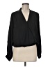 Old Navy 100% Polyester Black Long Sleeve Blouse Size M - photo 1