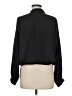 Old Navy 100% Polyester Black Long Sleeve Blouse Size M - photo 2