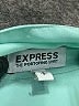 Express 100% Polyester Teal Long Sleeve Blouse Size S - photo 7