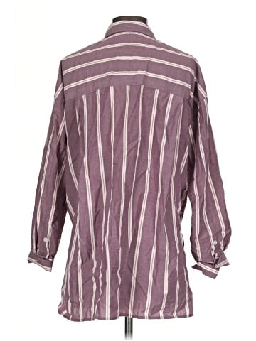 Madewell The Signature Poplin Oversized Shirt in Stripe (view 2)