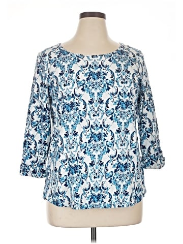 Croft & Barrow 3/4 Sleeve Blouse (view 1)
