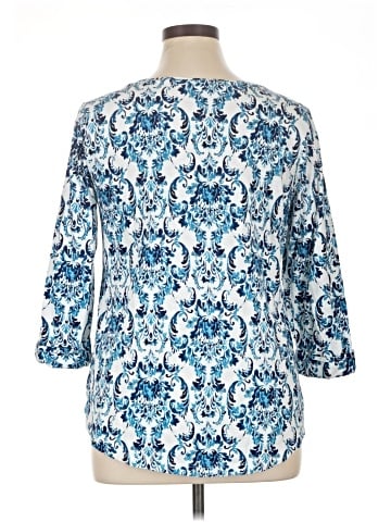 Croft & Barrow 3/4 Sleeve Blouse (view 2)