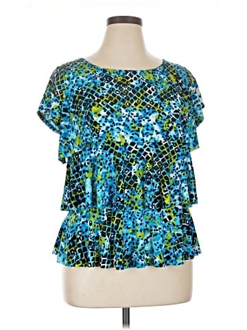 Notations Short Sleeve Blouse (view 1)