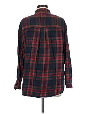 American Eagle Outfitters Long Sleeve Button-Down Shirt (view 2)
