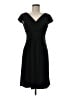 Cachet Solid Black Casual Dress Size 6 - photo 1