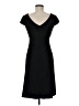 Cachet Solid Black Casual Dress Size 6 - photo 2