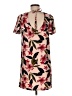 Mango Tropical Brown Casual Dress Size M - photo 2