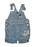 Carter's 100% Cotton Blue Overall Shorts 9-12 MO / 12 MO - photo 1