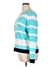 Liz Claiborne 100% Cotton Stripes Blue Pullover Sweater Size XL - photo 5