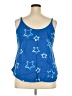 Torrid Blue Tank Top Size 2X Plus (2) - photo 2