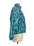 Nike 100% Nylon Print Teal Track Jacket Size L - photo 4
