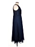 ASOS 100% Polyester Blue Cocktail Dress Size 10 - photo 4