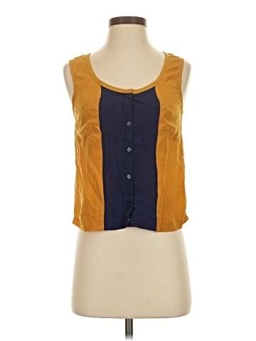 Cooperative Sleeveless Silk Top (view 1)