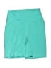 Yogalicious 100% Polyester Teal Athletic Shorts Size M - photo 1