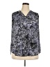 Nine West 100% Polyester Blue Sleeveless Blouse Size 2X - photo 1