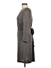 Escada 100% Polyester Chevron-herringbone Gray Casual Dress Size EU 42 / US 12 - photo 5