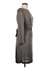Escada 100% Polyester Chevron-herringbone Gray Casual Dress Size EU 42 / US 12 - photo 4