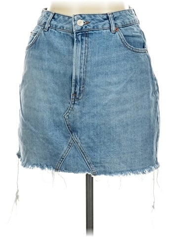 Topshop Denim Skirt (view 1)