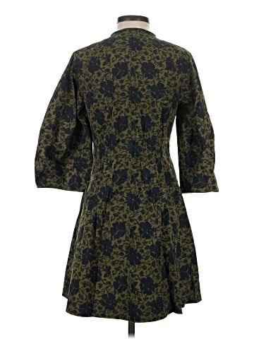 Madewell Sculptural-Sleeve Pleated Mini Dress (view 2)